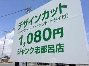 浜松　ジャンク　1080円カット